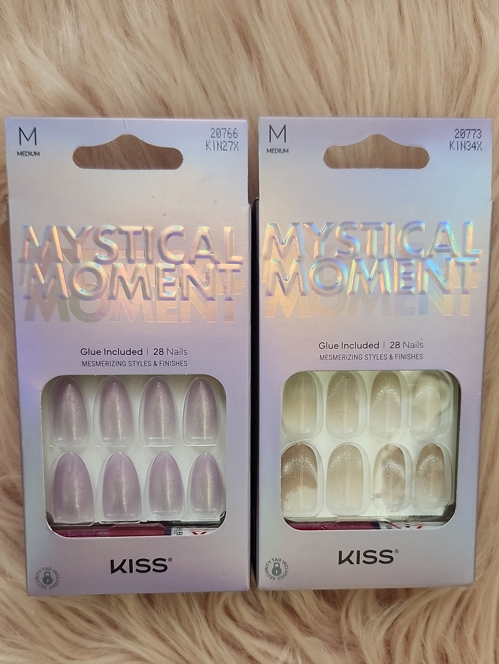 Brand New 2CT BUNDLE KISS MYSTICAL MOMENT False Nails-M
